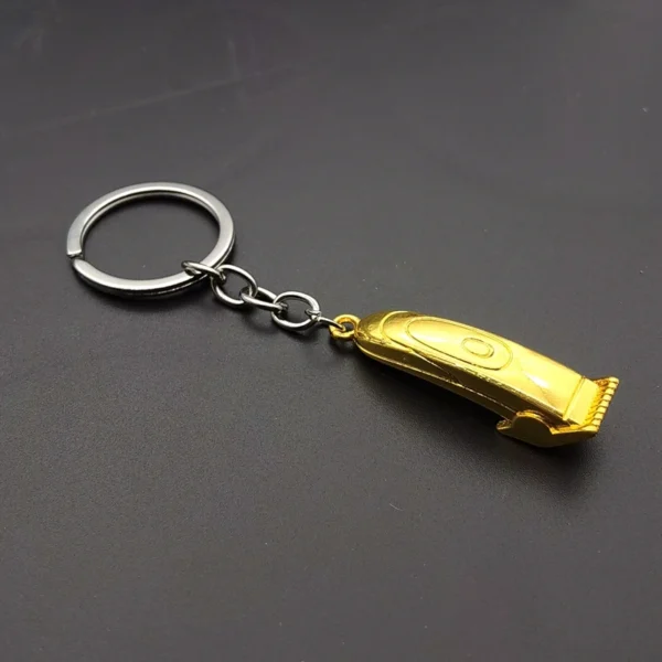 Barber Shop Hair Dresser Keychain Scissors Hair Clipper Hair dryer keychain Shaver Pendant Keyring Hair Dresser Jewellery Gift - Image 2
