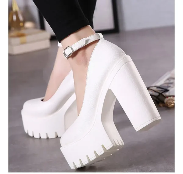 New White Women Beautiful Shoes Bright Summer Sandals Party Wedding Fashion Dropshopping Sexy Stilettos High Heeled Pumps Daily - Image 4