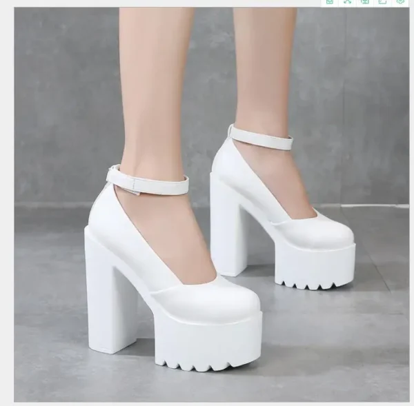 New White Women Beautiful Shoes Bright Summer Sandals Party Wedding Fashion Dropshopping Sexy Stilettos High Heeled Pumps Daily - Image 3