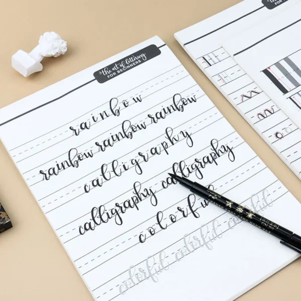 Artistic Font English Copybook Exercise Regular Italics Can Be Used Repeatedly Calligraphy Exercise Student Italic Copybook - Image 3