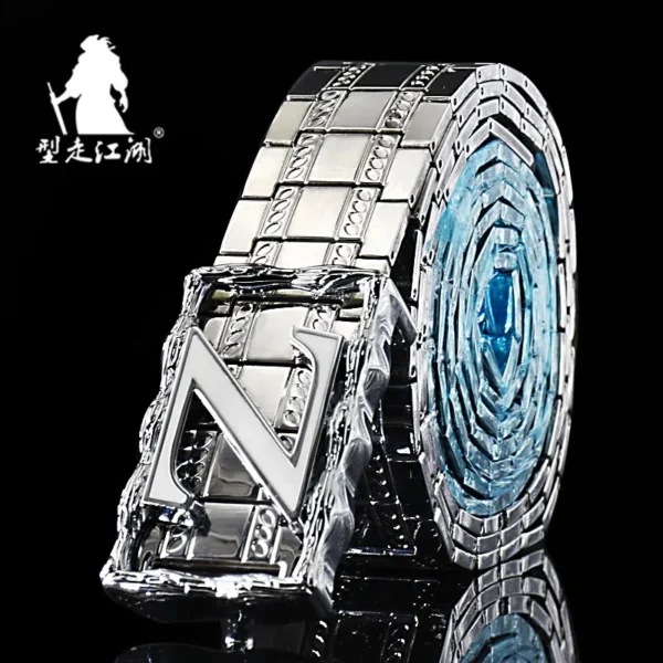 metal waistband Mens belts Stainless steel Belt goth Punk style luxury designer Gifts for men Tactical Belt self-defense Belt ma - Image 5