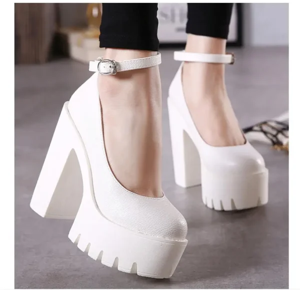 New White Women Beautiful Shoes Bright Summer Sandals Party Wedding Fashion Dropshopping Sexy Stilettos High Heeled Pumps Daily - Image 5