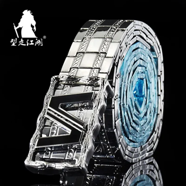 metal waistband Mens belts Stainless steel Belt goth Punk style luxury designer Gifts for men Tactical Belt self-defense Belt ma - Image 3