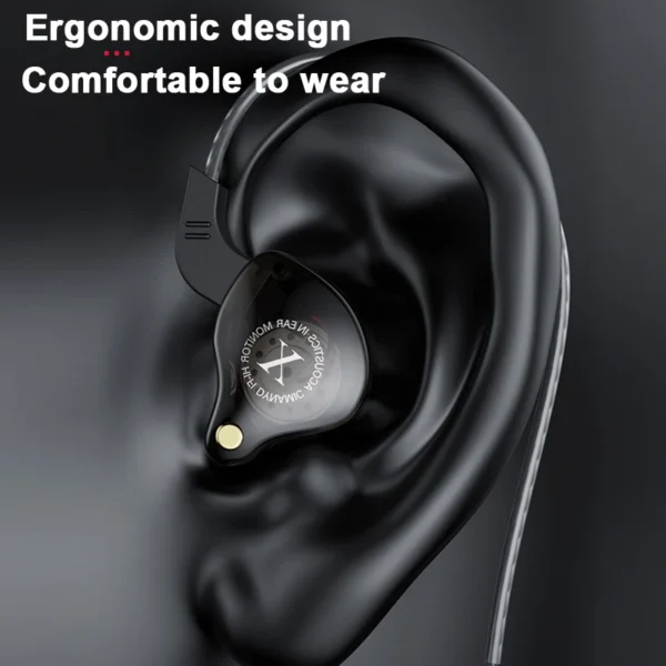 X2 3.5MM in-Ear Earbuds Wired Earphones HIFI Stereo Sound Bass Sports Headphones Subwoofer Game Headsets for PC Xiaomi Huawei - Image 5