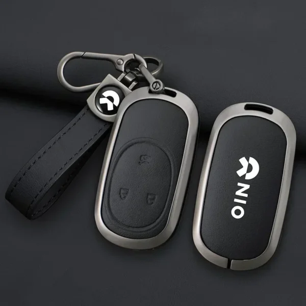 Fashion new Zinc Aolly Car Remote Key Case Cover For Weilai Nio ET7 ET5 Auto Key Shell Keychain Auto Accessories - Image 2