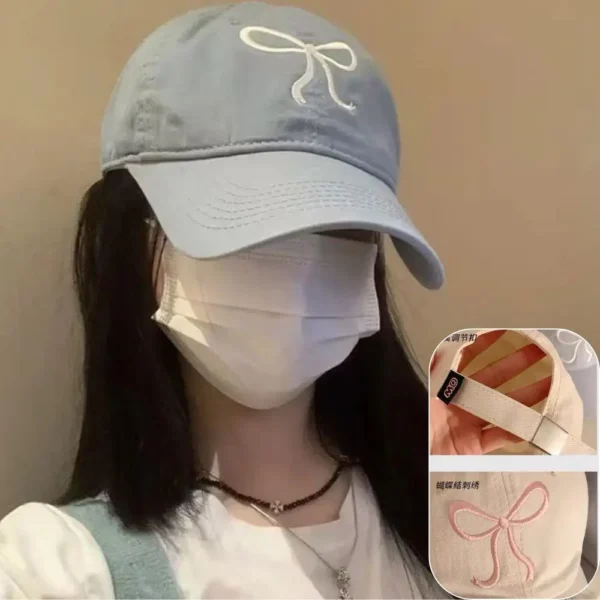 NEW Deep Top Caps Big Head Circumference Hat Sun-Proof Peaked Cap Girl's Sweet Baseball Caps Summer Hat Outdoor Sports Cap 1PC - Image 2