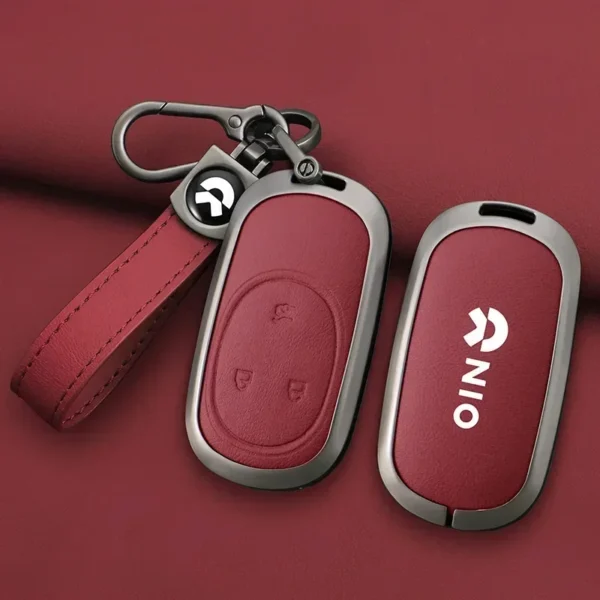 Fashion new Zinc Aolly Car Remote Key Case Cover For Weilai Nio ET7 ET5 Auto Key Shell Keychain Auto Accessories