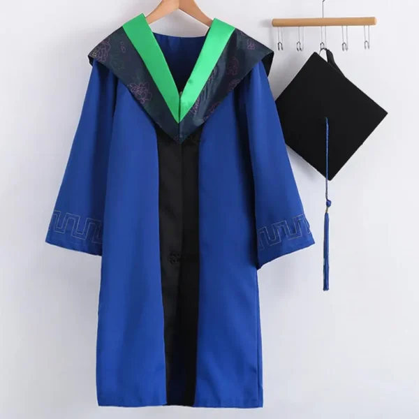 Graduation Uniform Bachelor Cloaks Hat Graduation Ceremony Outfits Degree Master Uniform Graduation Photography Graduation Robes - Image 5