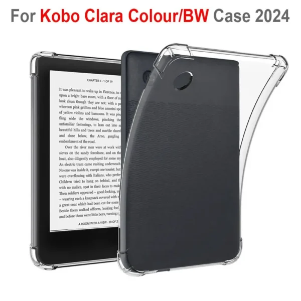 Funda e-Reader Case Shockproof Anti Scratch eBook-reader Protective Cover for Rakuten Kobo Libra/Clara Colour BW