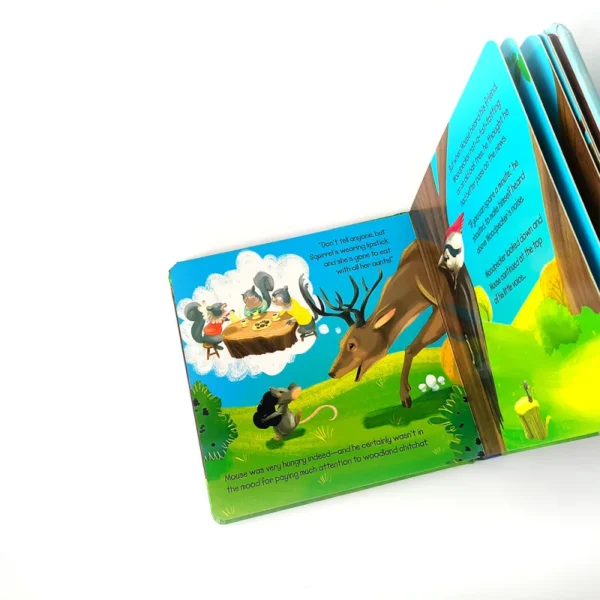 Board book printing Squirrels secret Baby bedtime story Animals kindergarten Education books - Image 4