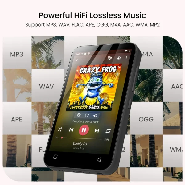 80GB android reproductor mp3 music player bluetooth speakers and WiFi, spotify(kids), audible, dac audio hifi player - Image 3