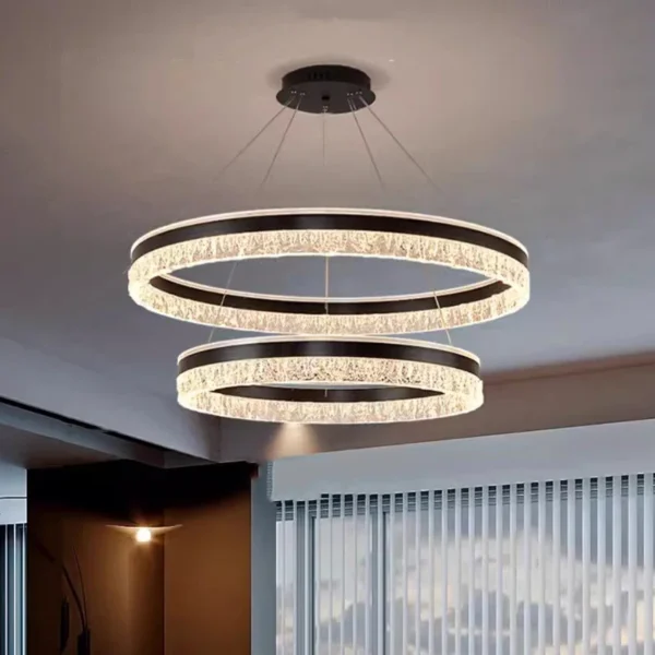 home decorationPendant lights, luxury crystal living room chandelier, dining room Pendant lamp, ceiling light, indoor lighting - Image 6