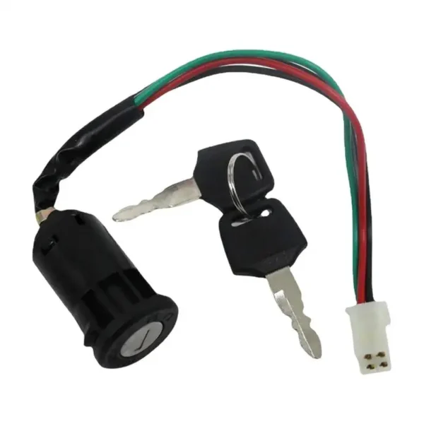 Key Ignition Switches Waterproof Female Switches Lock Dustproof Plug Automotive Accessories Replacement Starter Parts For Bikes