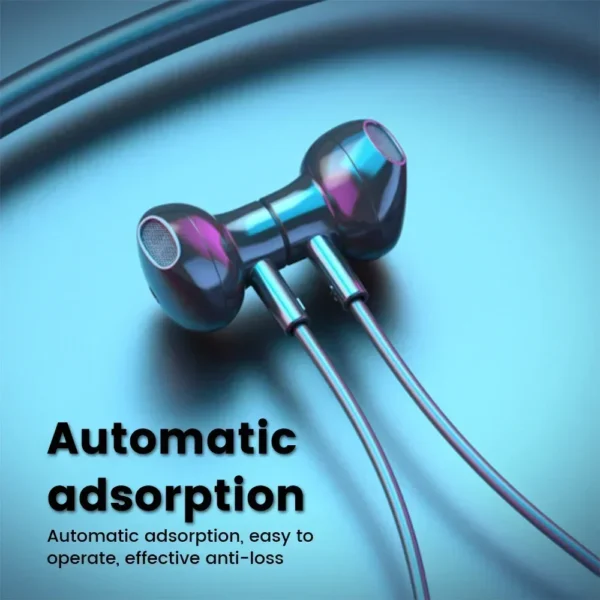 K58pro Wireless Earphones Bluetooth 5.3 Neckband Headphones Gaming LED Display HIFI Headset Sports TWS Earbuds With Mic TF Card - Image 4