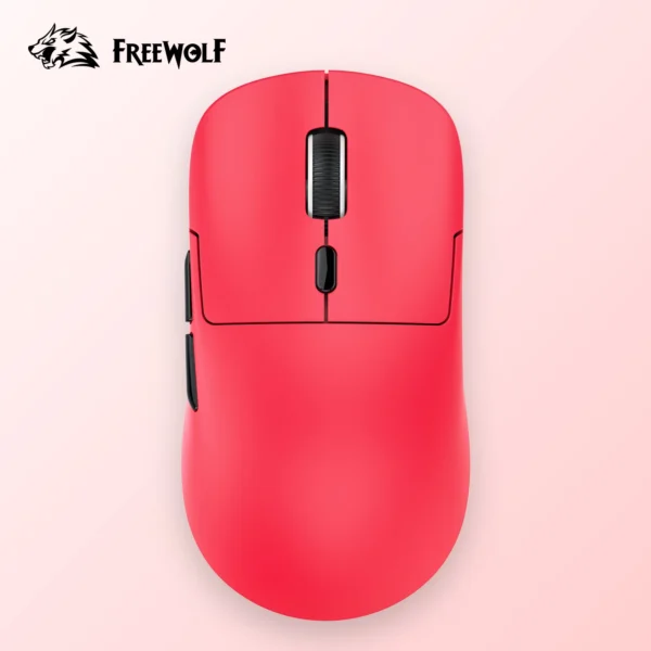 FREEWOLF A6 Wireless gamer mouse,PAW3311 24000DPI,Bluetooth Mouse, Macro Gaming Mouse