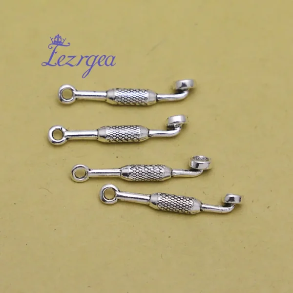20pcs/lots Father‘s Day Daddy’s Girl Charms My Dad My Hero Moustache Smoking Pipe Necktie Pendants For Diy Jewelry Making - Image 4