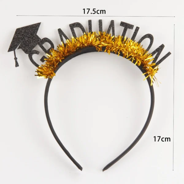 2025 Graduation Tassel Hat Mini Doctoral Cap Clip Graduation Hat Party Stereoscopic Headdress Graduation Hair Decoration - Image 5