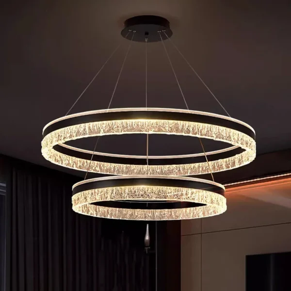 home decorationPendant lights, luxury crystal living room chandelier, dining room Pendant lamp, ceiling light, indoor lighting - Image 2