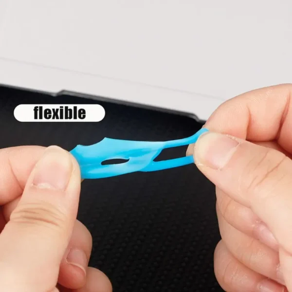 1 Pair Silicone Earphone Holder Prevent Falling Off Anti Drop Silicone Earbud Covers Non-Slip Anti Falling Protector Earphone - Image 2