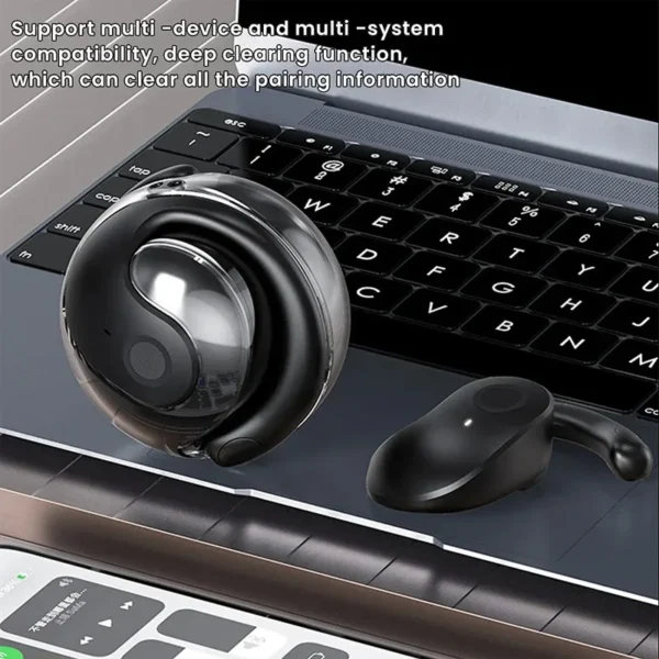ERSHEN Headphones Bone Conduction Earphone Open Ear Sports Bluetooth Headphones Wireless Earbuds With Noise Cancellation - Image 6