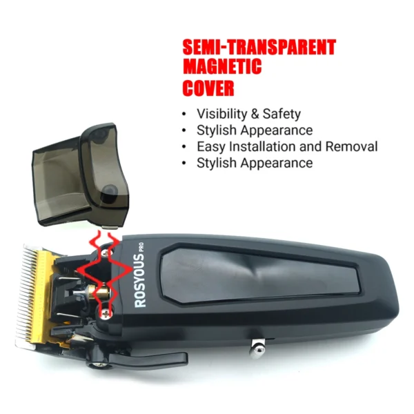 Professional Barber Shop Set Professional Electric Hair Clipper Hair Trimmer for Man DLC Blade 106 - Image 3