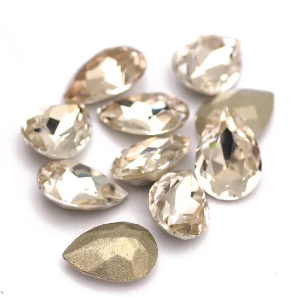 Super Clear 10PCS Different Shapes Rhinestones Glass DIY Crafts Crystals Jewels Beads For Nail Art Garment Decorations - Image 4