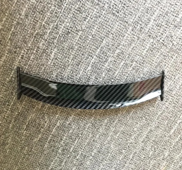 17CM Car Mini Tail Wing Carbon Fiber Look Modified Tail Wings Simple Model Auto Rear Spoiler Decoration Car Accessories - Image 2