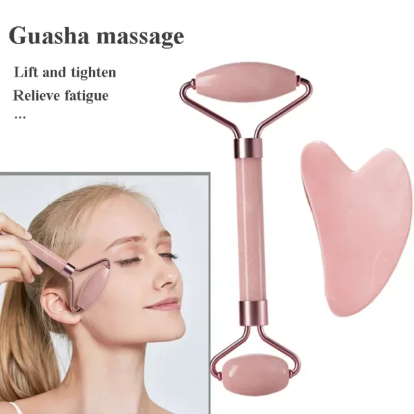 Scraping Roller Massager Facial Massage Soothing Face Neck and Legs Tool Beauty Health Instrument Face Skin Care Set Jade Roller