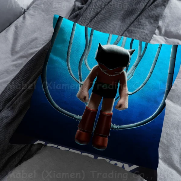 Anime Astro Boy Cushion Cover Car Throw Pillow Case For Sofa Car Christmas Gift 40x40cm 45x45cm - Image 4