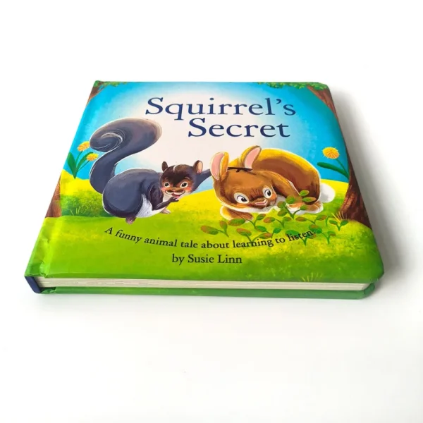 Board book printing Squirrels secret Baby bedtime story Animals kindergarten Education books - Image 5