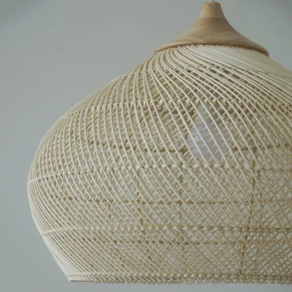 Japanese Wabi Sabi Pendant Lights Handmade Rattan Lamp for Bedroom Dining Room Restaurant Kitchen Light Fixtures Loft Luminaries - Image 6