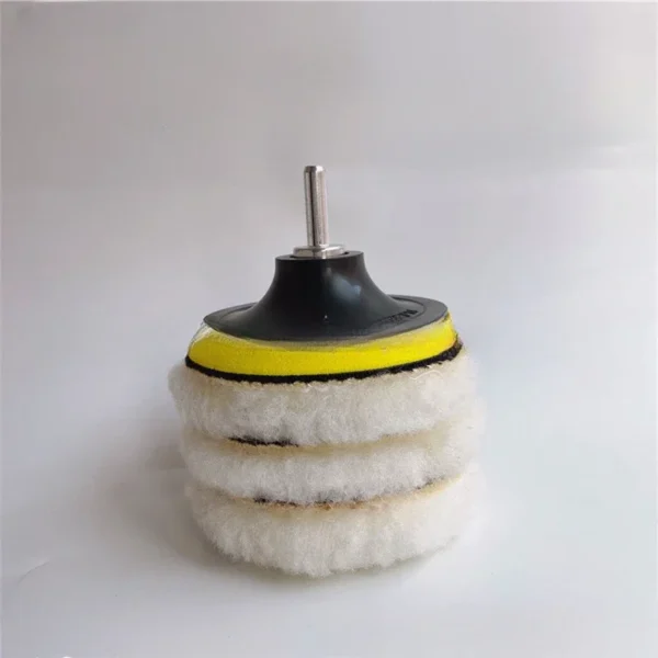 5pcs/ Set Self-adhesive Polishing Disc Pad Car Beauty Polishing Car Paint Care Waxing Cleaning Wool Set Auto Beauty Accessories - Image 4