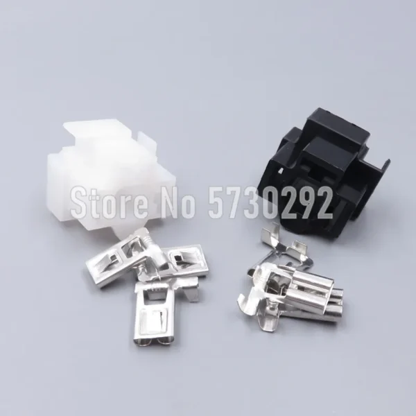 3P 1 Series H4 Lamp Holder Connector Auto Parts Automobile Plastic Housing Unsealed Headlights Cable Plug