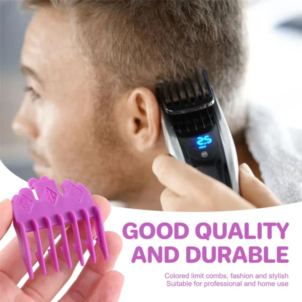 M08K 2Pcs/Set Hair Clipper Guide Comb Beard Trimmer Comb Trimmer Head Shaver Comb Replacement Clipper Blade Cutter Sleeve - Image 6