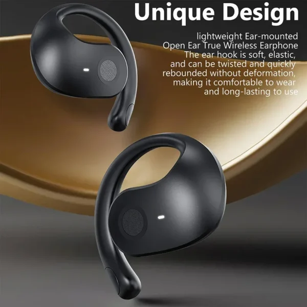 ERSHEN Headphones Bone Conduction Earphone Open Ear Sports Bluetooth Headphones Wireless Earbuds With Noise Cancellation - Image 5