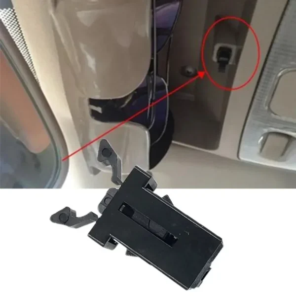 1PC Car Sunglasses Holder Catch Latch Storage Box Lid Switch Overhead Console Roof Clip Auto Interior Accessories