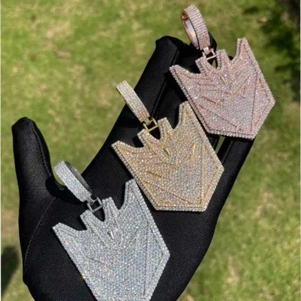 Hip Hop 5A+ CZ Stone Paved Bling Ice Out Cartoon Characters Pendants Necklaces for Men Rapper Jewelry Gold Silver Color