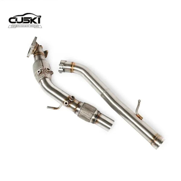 High Performance Sports Exhaust Downpipe for Jeep Wrangler Rubicon JL 2.0T 2018-2020 quality stainless steel auto Exhaust parts