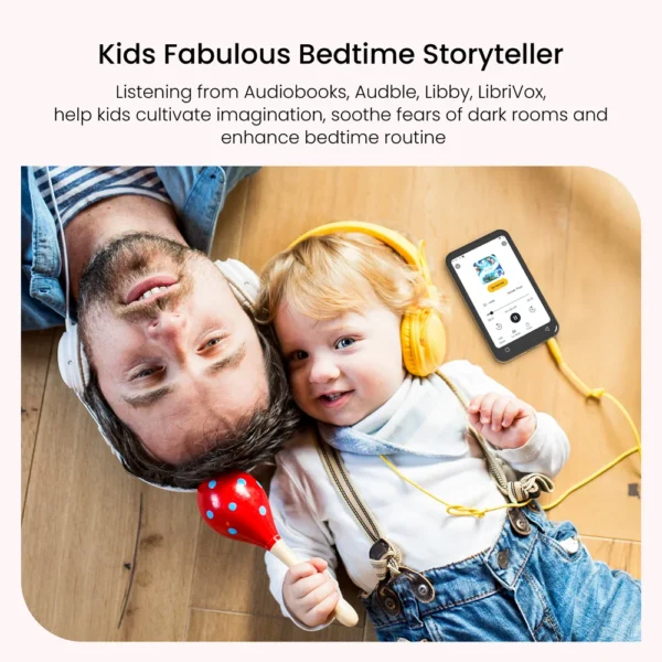 80GB android reproductor mp3 music player bluetooth speakers and WiFi, spotify(kids), audible, dac audio hifi player - Image 2