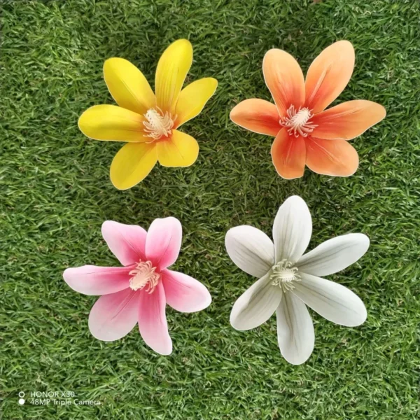 20pcs Artificial Cymbidium Orchid Flower Heads 6cm Real Touch Phalaenopsis Orchid head for DIY Floral Decoration - Image 4