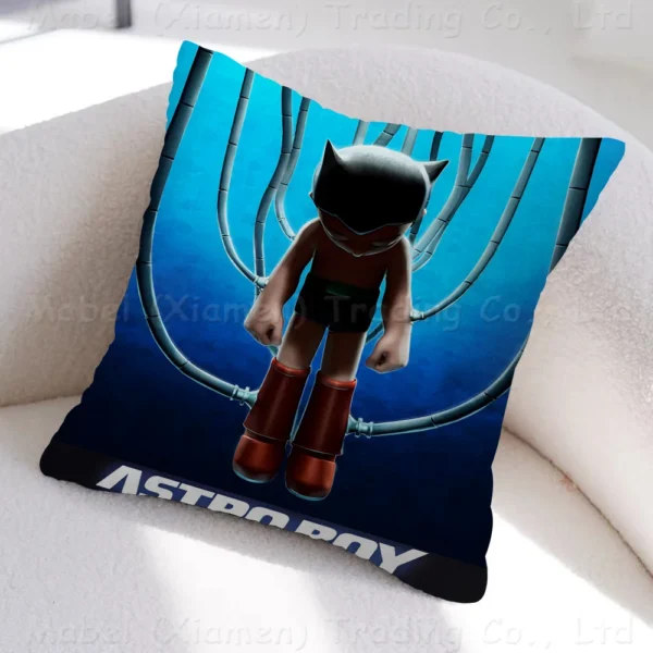 Anime Astro Boy Cushion Cover Car Throw Pillow Case For Sofa Car Christmas Gift 40x40cm 45x45cm - Image 3