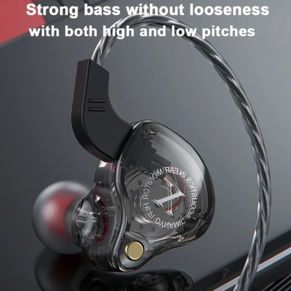 X2 3.5MM in-Ear Earbuds Wired Earphones HIFI Stereo Sound Bass Sports Headphones Subwoofer Game Headsets for PC Xiaomi Huawei - Image 4