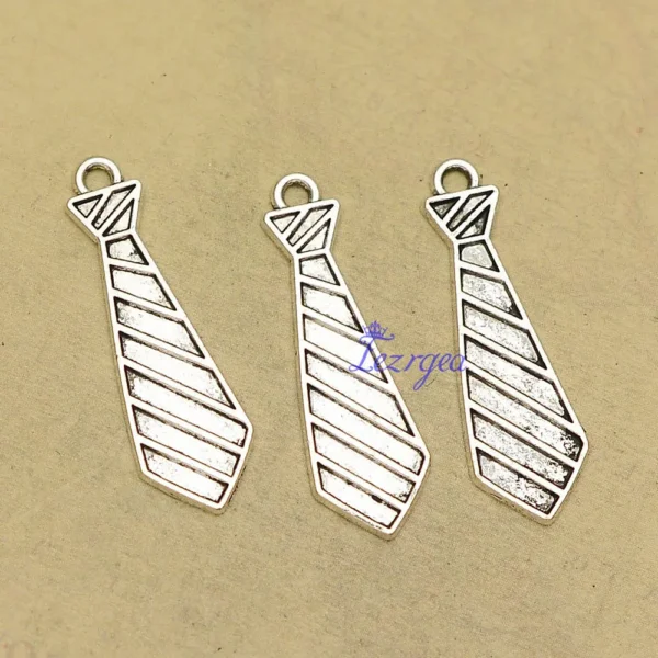 20pcs/lots Father‘s Day Daddy’s Girl Charms My Dad My Hero Moustache Smoking Pipe Necktie Pendants For Diy Jewelry Making - Image 6