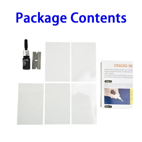 Car Windshield Windscreen Glass Repair Resin Kit Auto Vehicle Casement Fix Tool Car Windshield Cracked Repair Glue - Image 6