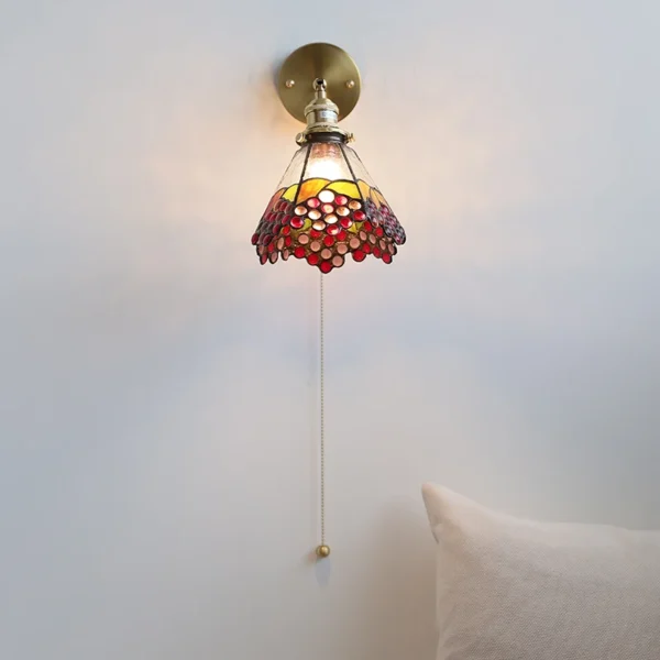 IWHD Up Down Rotate LED Wall Lamp Switch Modern Nordic Colorful Glass Living Room Bathroom Lights Above Mirror Applique Murale - Image 4