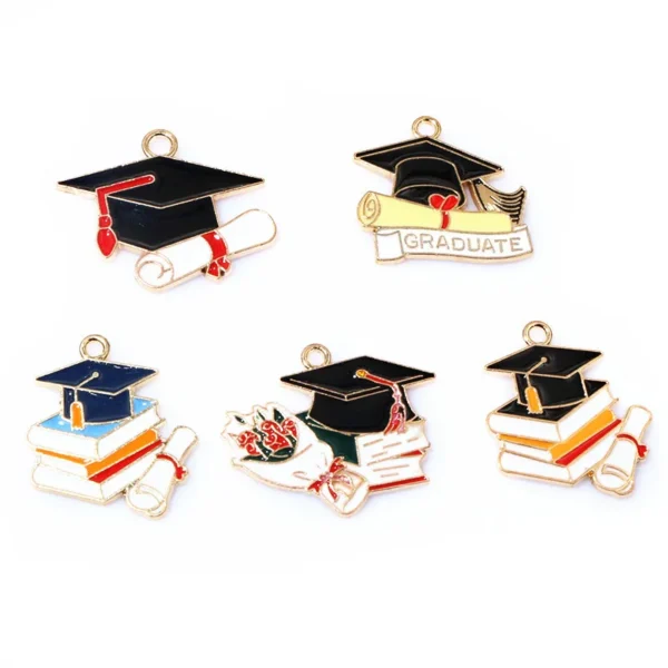 Stylish Graduation Badge Commemorative Hat Badge High-Quality Elegant Grad Cap Pin for College Graduation Gift Academic