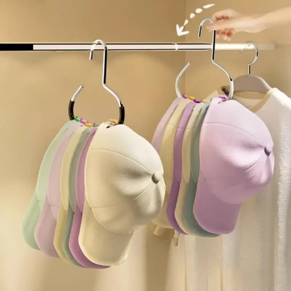 Metal Scarf Hangers with Open Rings Design for Hanging Belts Ties Hats and More Closet Organizers Sturdy Scarf Holders