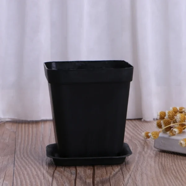 Plant Flower Pot Saucer Plastic Square Base Water Planter Tray Garden Tools - Image 4
