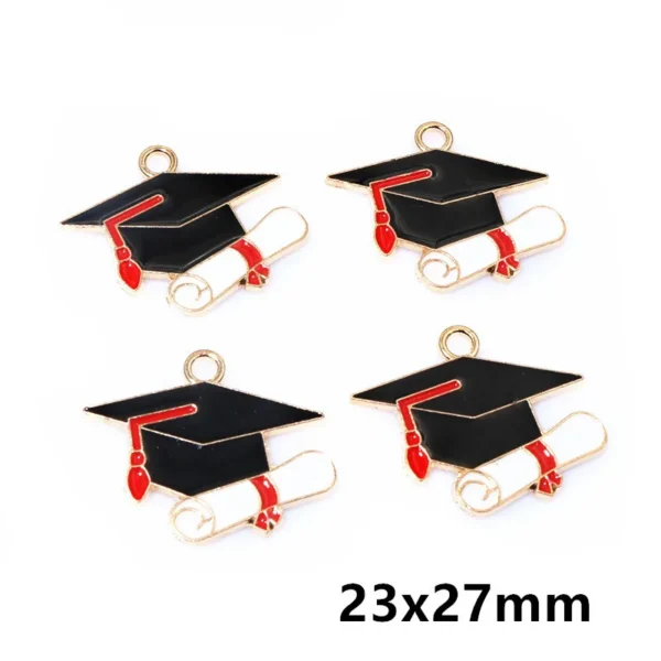 Stylish Graduation Badge Commemorative Hat Badge High-Quality Elegant Grad Cap Pin for College Graduation Gift Academic - Image 2