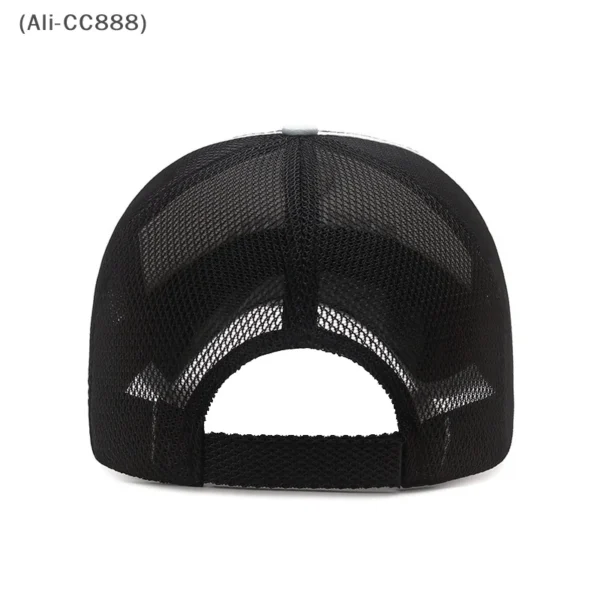 Quick-Dry Sun Hat Windproof Tie & UV Protection Baseball Cap for Men Breathable Mesh Outdoor Fishing Hat - Image 6